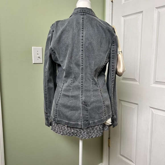 y2k gray denim jacket - Picture 3 of 8